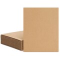 25 Pack Corrugated Cardboard Sheets, 8x10 Flat Card Boards Inserts for Crafts, Packing, Shipping, Moving, Mailing, DIY Art Projects, Classroom Supplies (2mm Thick)